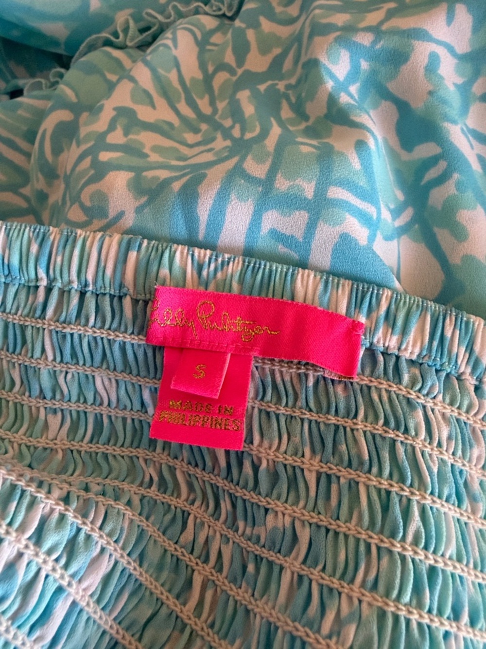 Lilly Pulitzer Hanalei Aqua Tiered Maxi Skirt - Picture 5 of 7